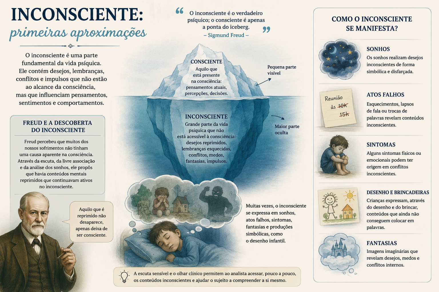 Psicanálise-Inconsciente: primeiras aproximações 