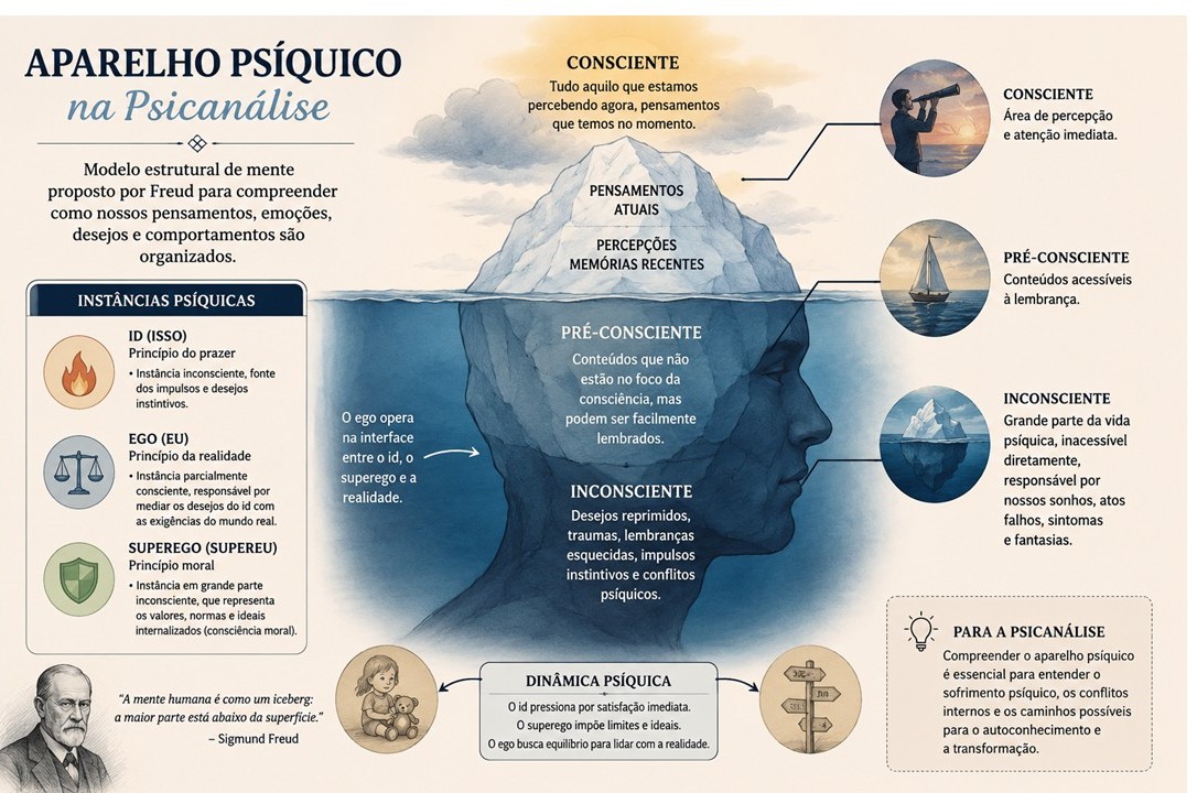 Psicanálise - Aparelho psíquico: uma introdução